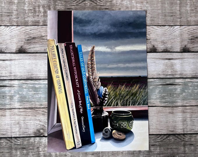 A3 Print. ‘Perfect weather for Tales of Old Cornwall’