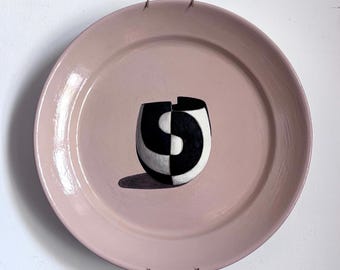 John Ward Pot. Painting on a Plate Collection. 27cm Diameter