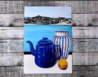A3 Print. ‘St Ives & Still Life’