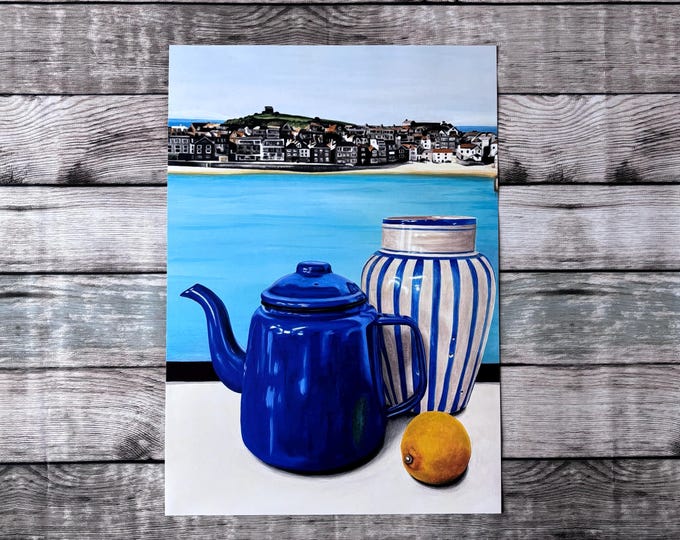 A3 Print. ‘St Ives & Still Life’