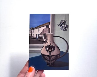 Back Road West. Greetings Card. Blank inside. 15cm x 10.5cm