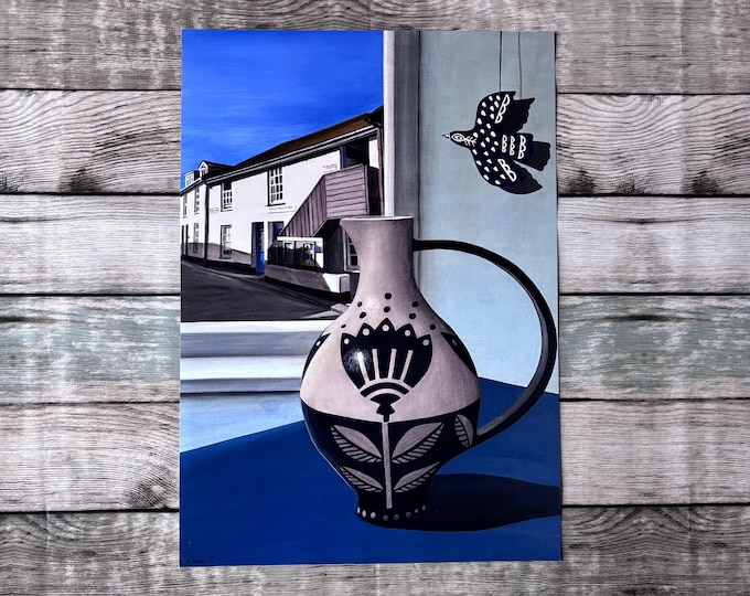 A3 Print. ‘Back Road West’