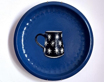 Star Jug. Painting on a Plate Collection. 26cm Diameter