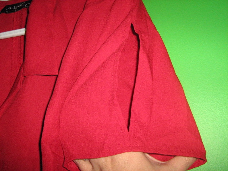Size 16 Sizzling Hot Red Floor Length Dress and Jacket