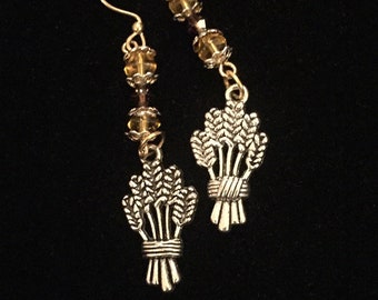 Judaica Counting the Omer Earrings with Swarovski Crystals - AspenTreeJewelry