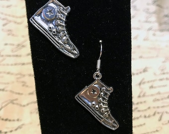 High Top Converse Sneaker Earrings - Chuck Taylor Converse All Star Jewelry - AspenTreeJewelry