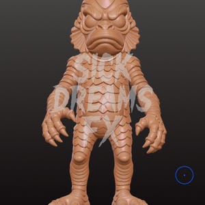 Creature Of The Black Lagoon Inspired Skinny Gill-Man