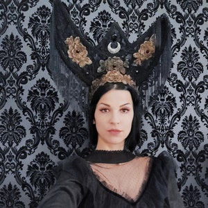 Pandora headdress,gothic fantasy headpiece,gothic accessories,Wgt,ready to ship