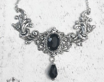 Dream essence necklace-victorian gothic necklace-gothic jewelry