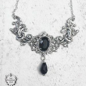 Dream essence necklace-victorian gothic necklace-gothic jewelry image 1