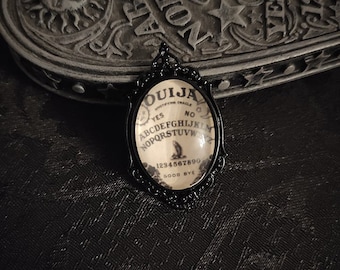 Ouija Board Gothic Horror Halloween Handmade Filigree Ring