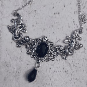 Dream essence necklace-victorian gothic necklace-gothic jewelry image 2