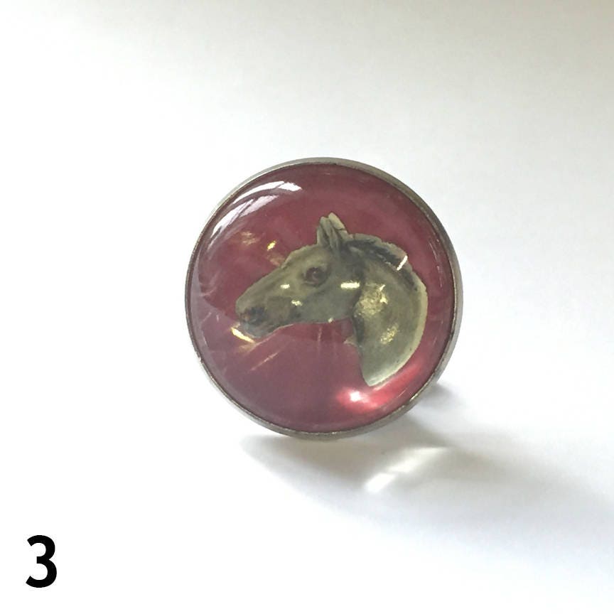 Bridle Ornaments, Vintage Glass Horse Bridle Buttons Etsy