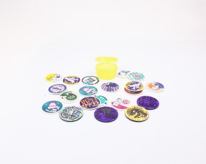 Vintage Pog Set, Random Pogs, Pogman, 90s Pogs, Collectible Pogs, Pog ...