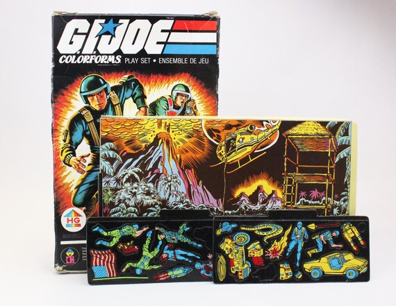 Vintage Colorforms GI Joe Playset 1983 - Etsy