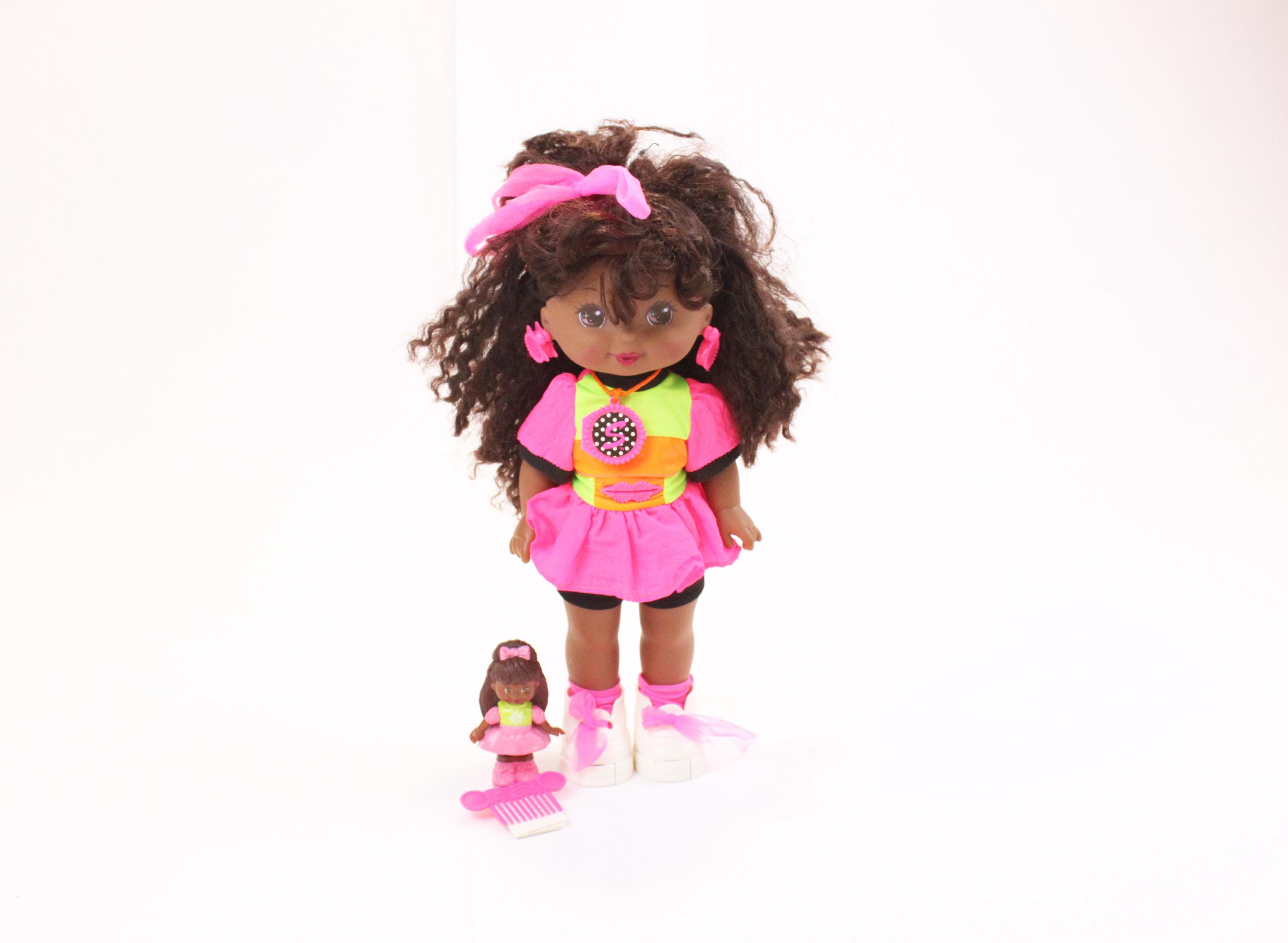 1992 Mattel RARE Sally Secrets Doll AFRICAN AMERICAN With