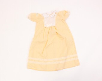 Vintage Cabbage Patch Kid Doll Clothing, Light Peach Dress, 1980's
