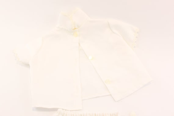 Vintage 1980's Baby Christening/Baptism Outfit - image 5