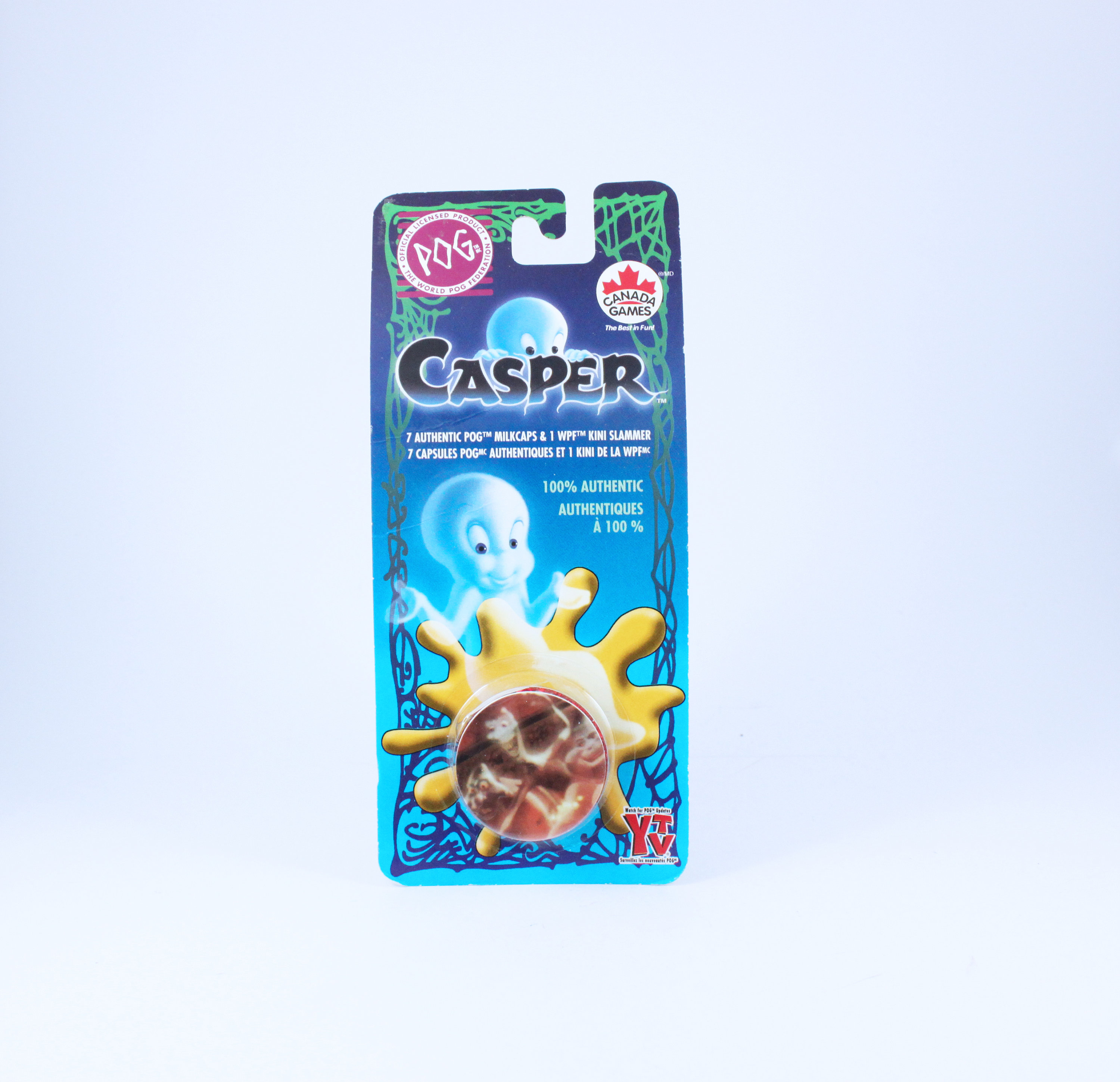 Bouchons De Lait Pogs Et Slammer Casper 1995 – Vintage Pour Collection