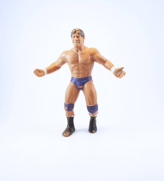 vintage rubber wrestling figures