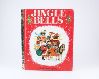 Vintage A Little Golden Book, Jingle Bells #458-31 Vintage Christmas Books