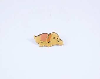 Vintage Irwin Pound Puppy enamel Pin, Very rare 1984