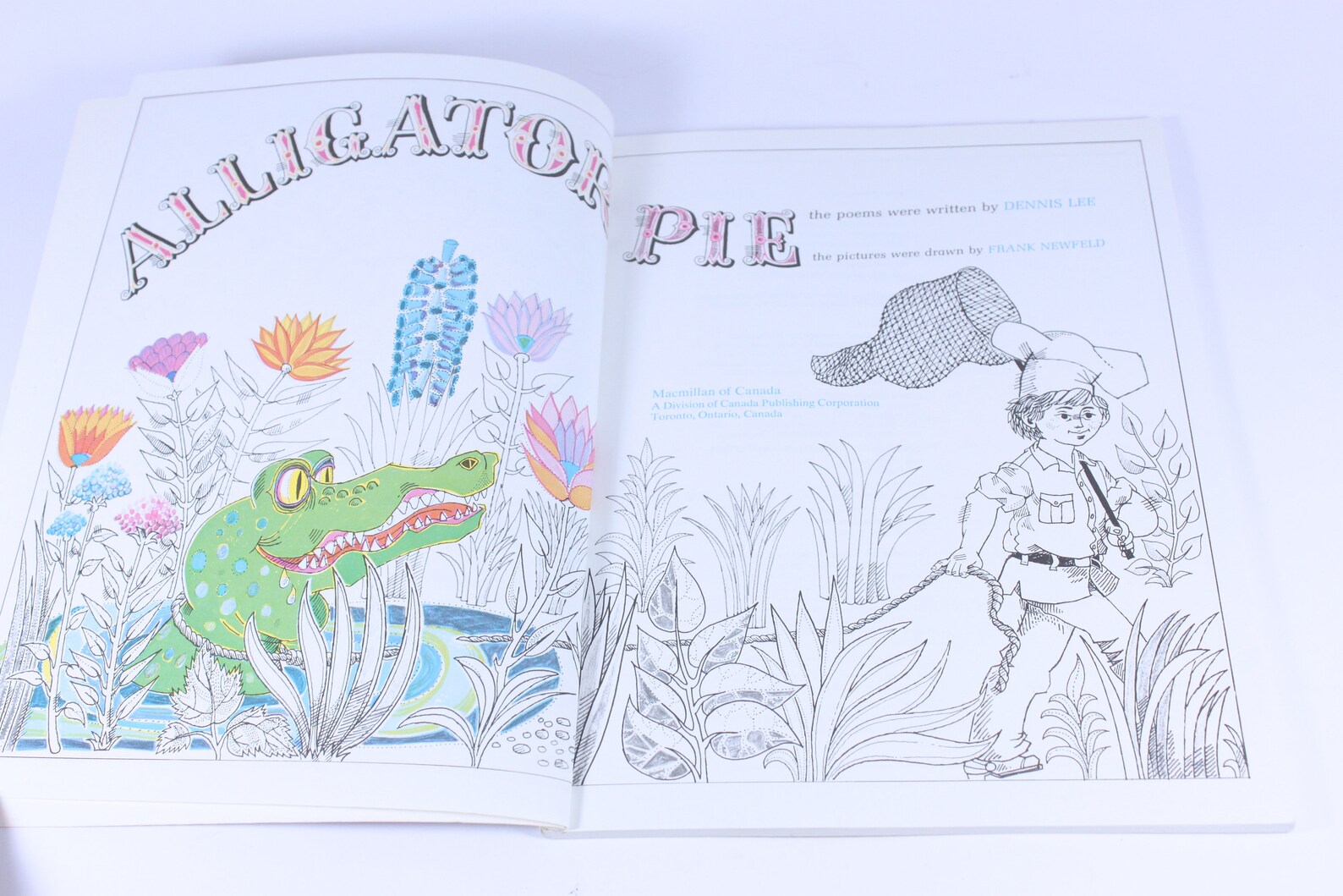Vintage Book Alligator Pie by Dennis Lee Book Designed by Etsy
