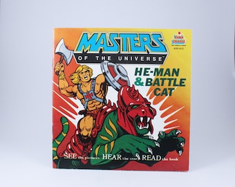 Vintage Masters of the Universe Book: He-Man & Battle Cat