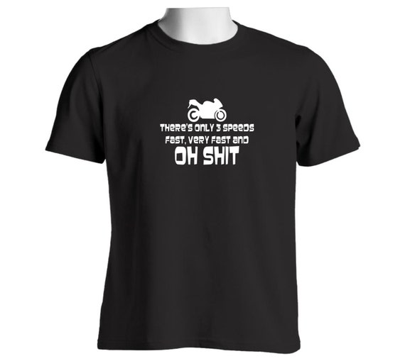 There/'s Only 3 Speeds Funny Hoodie Biker Enthusiast Motorbike Accessories
