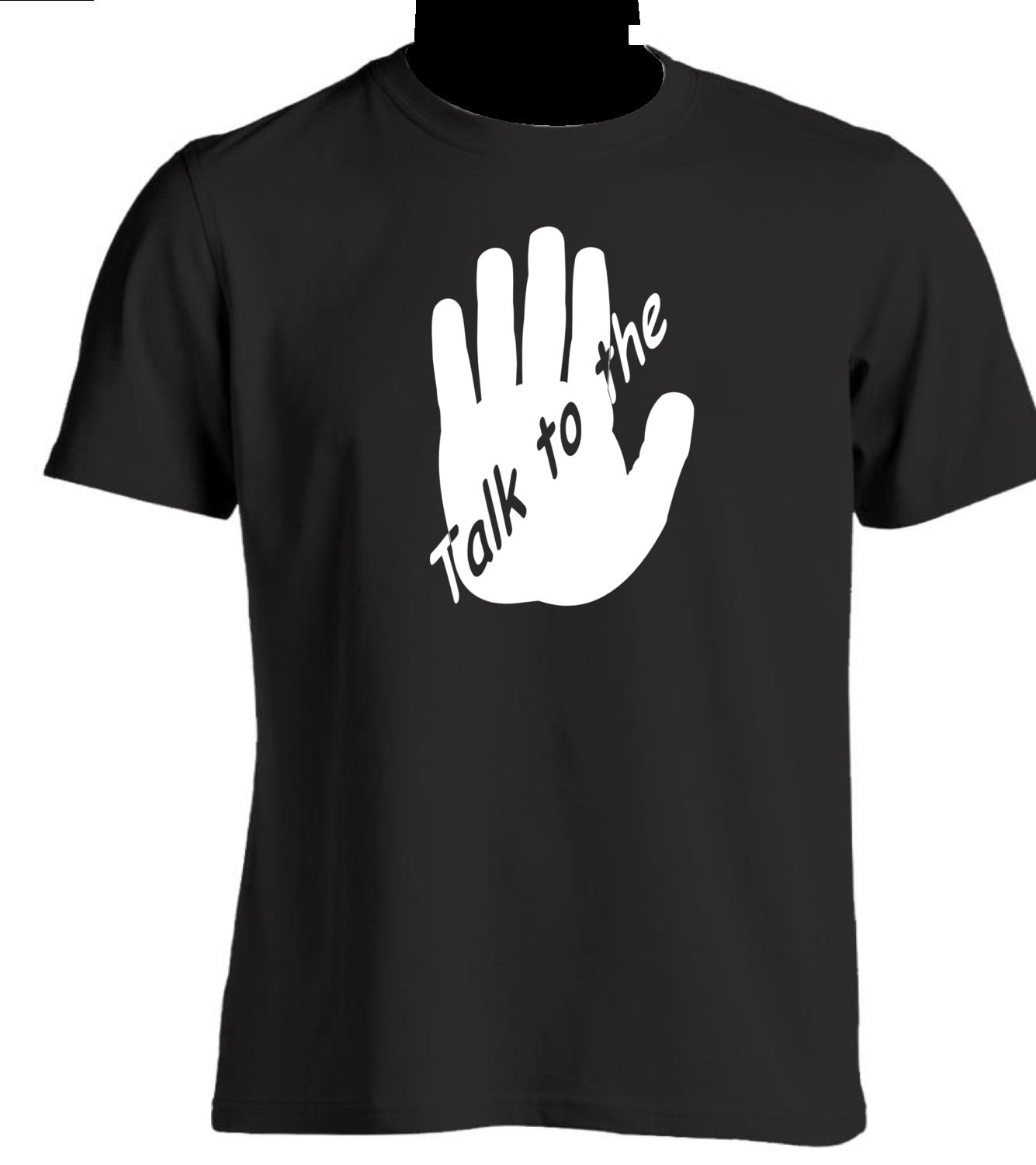 Talk to the hand mens funny novelty t shirt Terminator saying Etsy