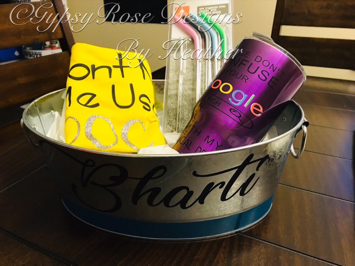 Custom Personalized gift basket Etsy