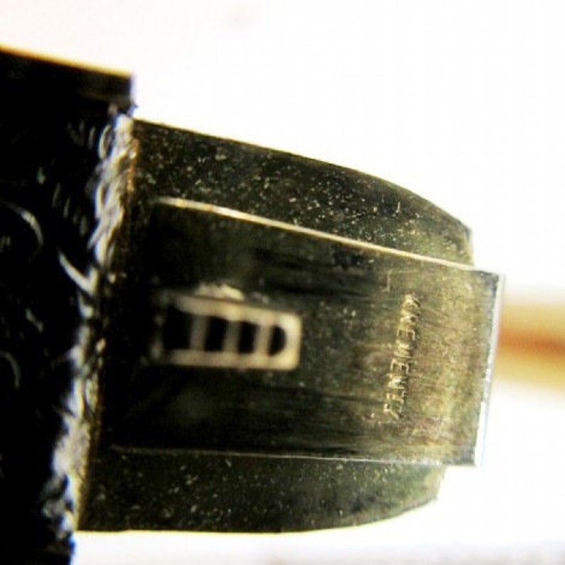1960/'s Richard Krementz two-tone Bangle Bracelet