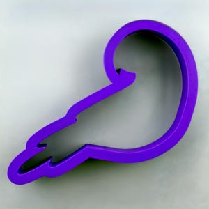 Parrot Cookie Cutter; Tropical Party Baking, Colorful Bird Kitchen Fun, Available in 4 Sizes