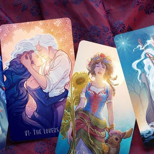 Verzauberte Reiche Tarot Deck - Fantasy, Magie, Monsterjäger