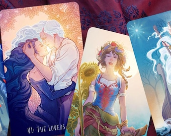 Enchanted Realms Tarot Deck - Fantasy, Magic, Monster Hunters