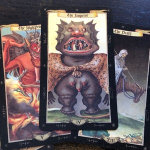 Daemonibus Tarot. A mysterious and fascinating deck from ancient knowledge and magical manuscripts.