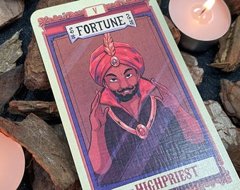 The Little Magical Circus Tarot - Major Arcana - Highpriest Limited Edition with magical postcards