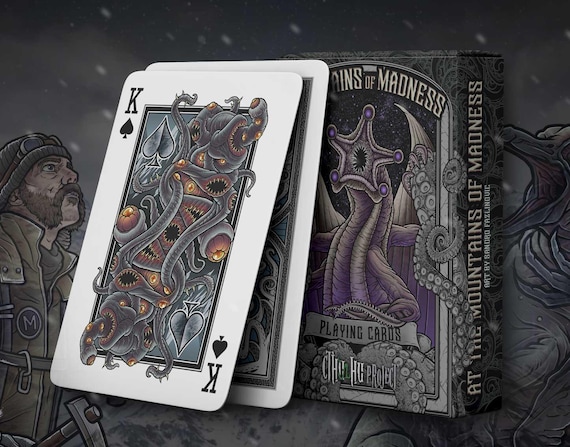 yugioh lovecraft deck Dungeons & Dragons Ravenloft The Horrors Within Tarokka a black ribbon to separate cards in the box At the Mountains of Madness