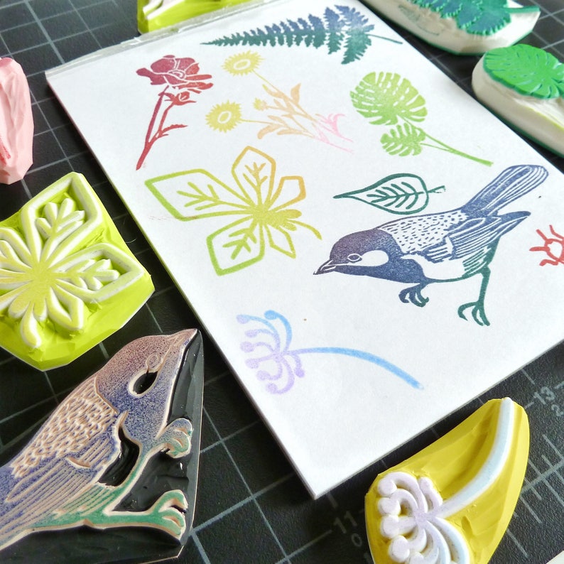 Learn to carve rubber stamps how to carve eraser stamps Etsy