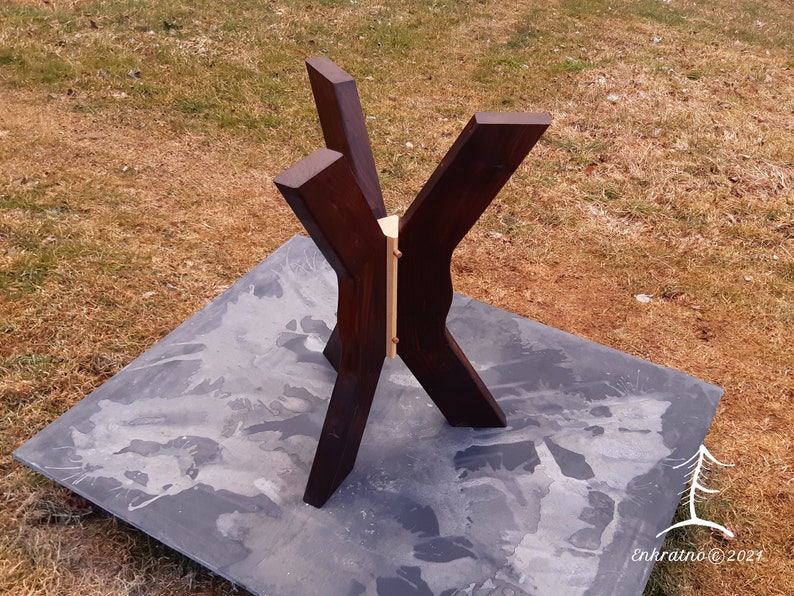 TRIPOD TABLE LEGS / tripod table base / table base for glass Etsy