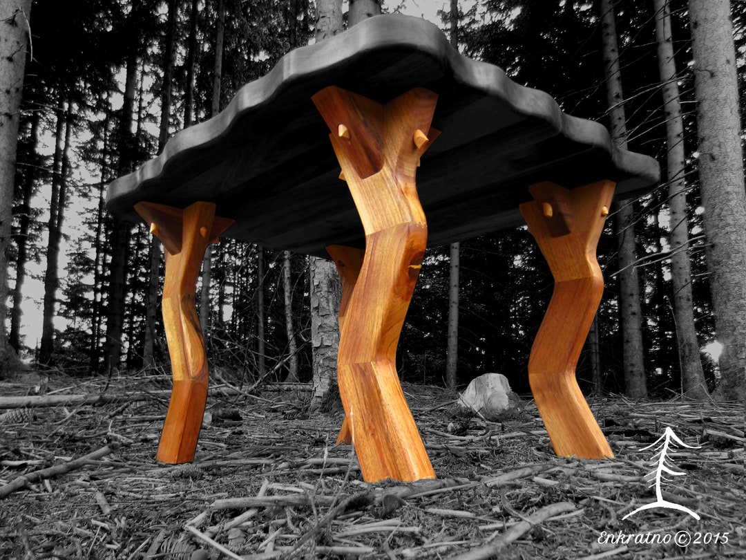 WALNUT Coffee Table Legs/wood Table Legs/table Base/handmade/coffee