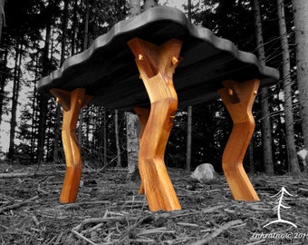 WALNUT Coffee table LEGS/Wood table legs/Table base/Handmade/Coffee table modern/Rustic/Table legs/Wooden Table legs/Walnut Table/Furniture
