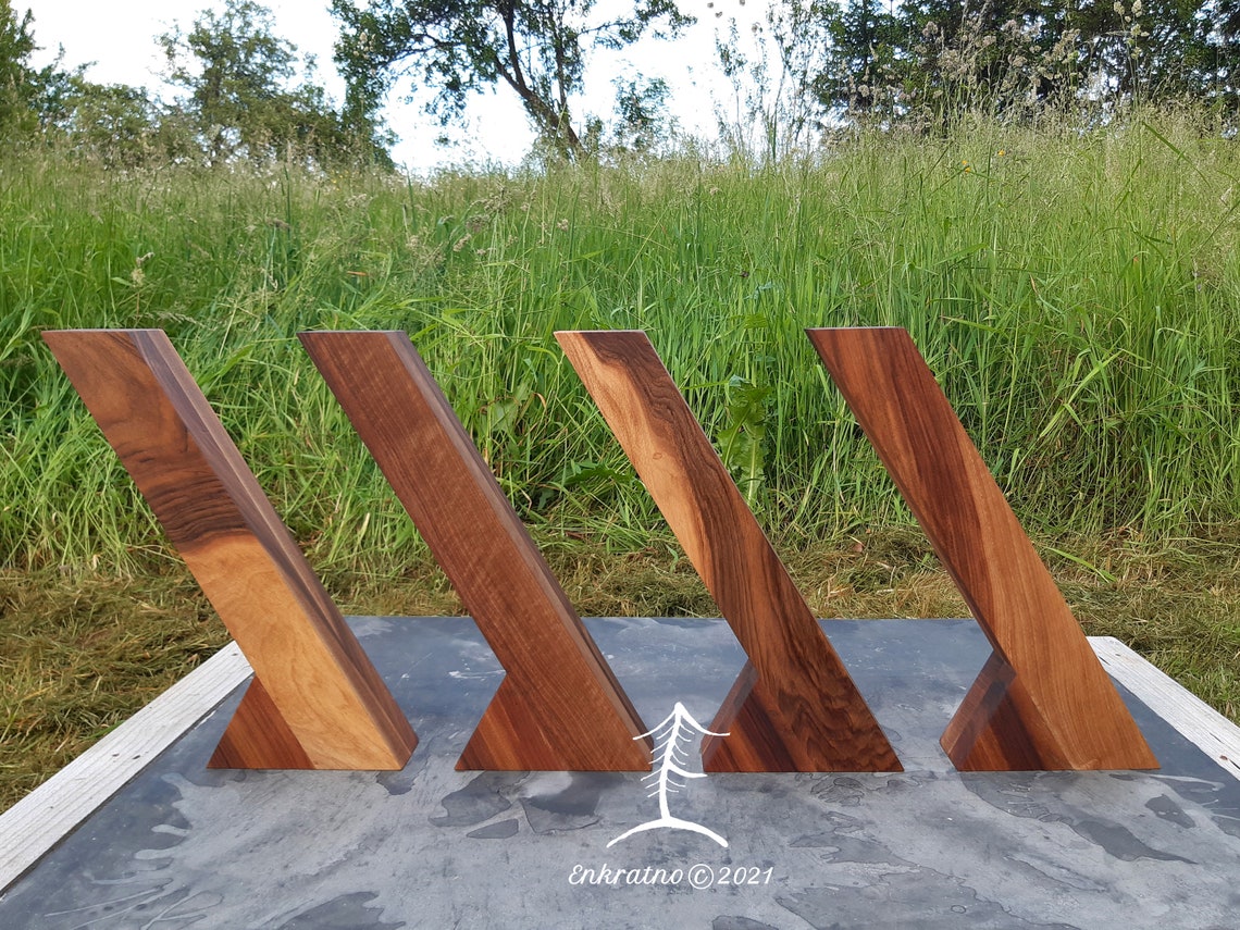 ANGLED TABLE LEGS / Thick Table Legs / Coffee Table Legs Round Etsy