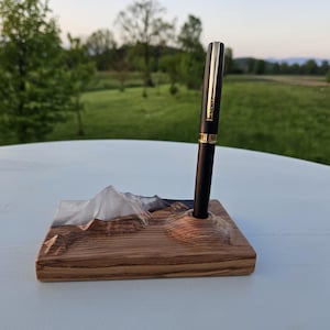Porte-stylo en bois spécial | Porte-stylo élégant | Organiseur de bureau personnalisé | Porte-stylo en bois | Porte-stylos unique pour le bureau