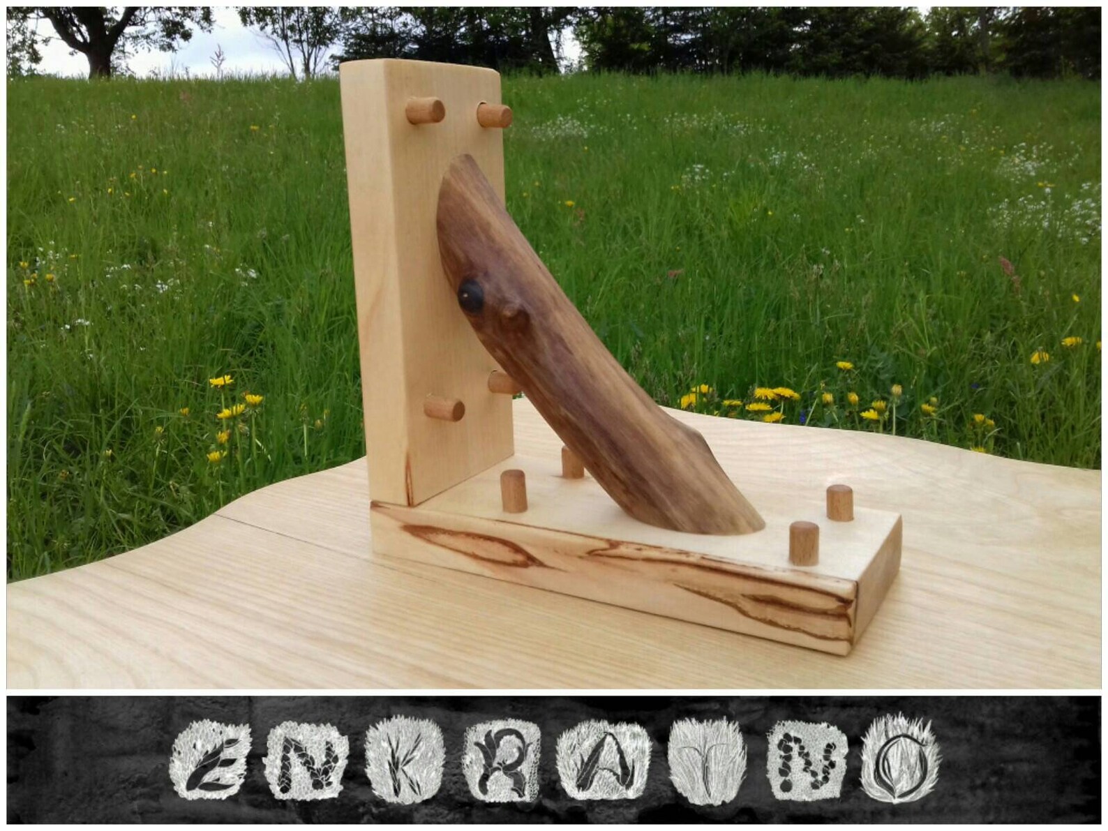 Unique Wooden Shelf BRACKETS RUSTIC Handmade CORBEL Wood Etsy