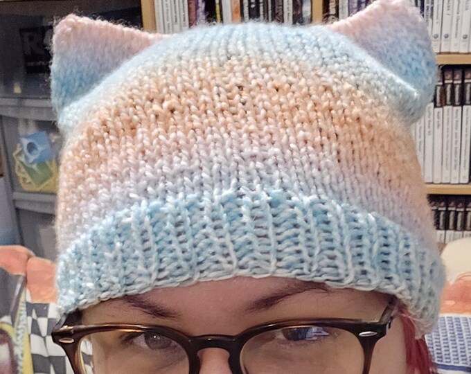 Cat Hat (Solid Colours) - Cute Handmade Cat Ears - Unique Geek Gift Idea