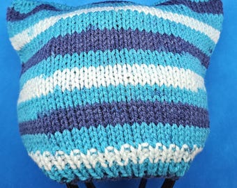Cat Hat (Patterned) - Cute Handmade Cat Ears - Unique Geek Gift Idea