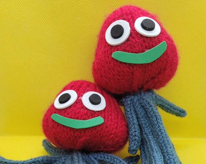 Dragon Quest Cureslimes - Cute Handmade Gamer Plushie - Unique Geek Gift Idea - JRPG Lovers