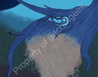 Art Print - The Storm Within Her Mind