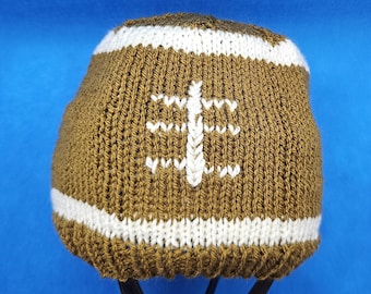 NFL Football Hat - Cute Handmade - Unique Geek Gift Idea